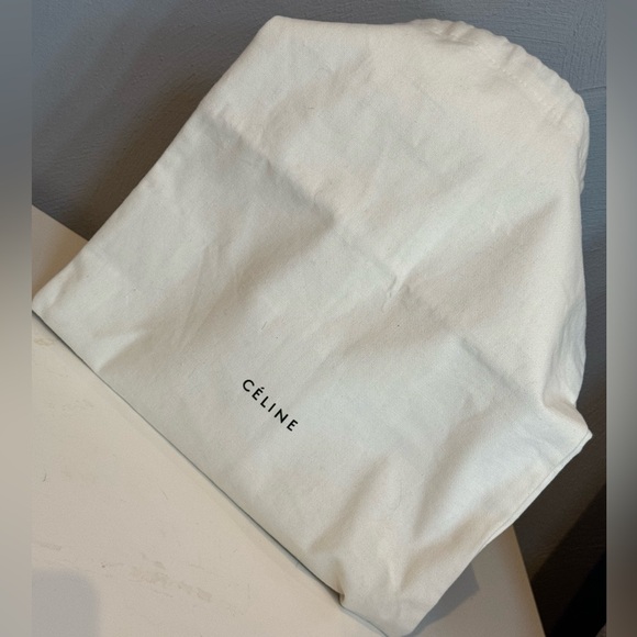 Celine Macadam Vintage Blason Brown Leather Drawstring Bucket Shoulder Bag - Picture 14 of 14